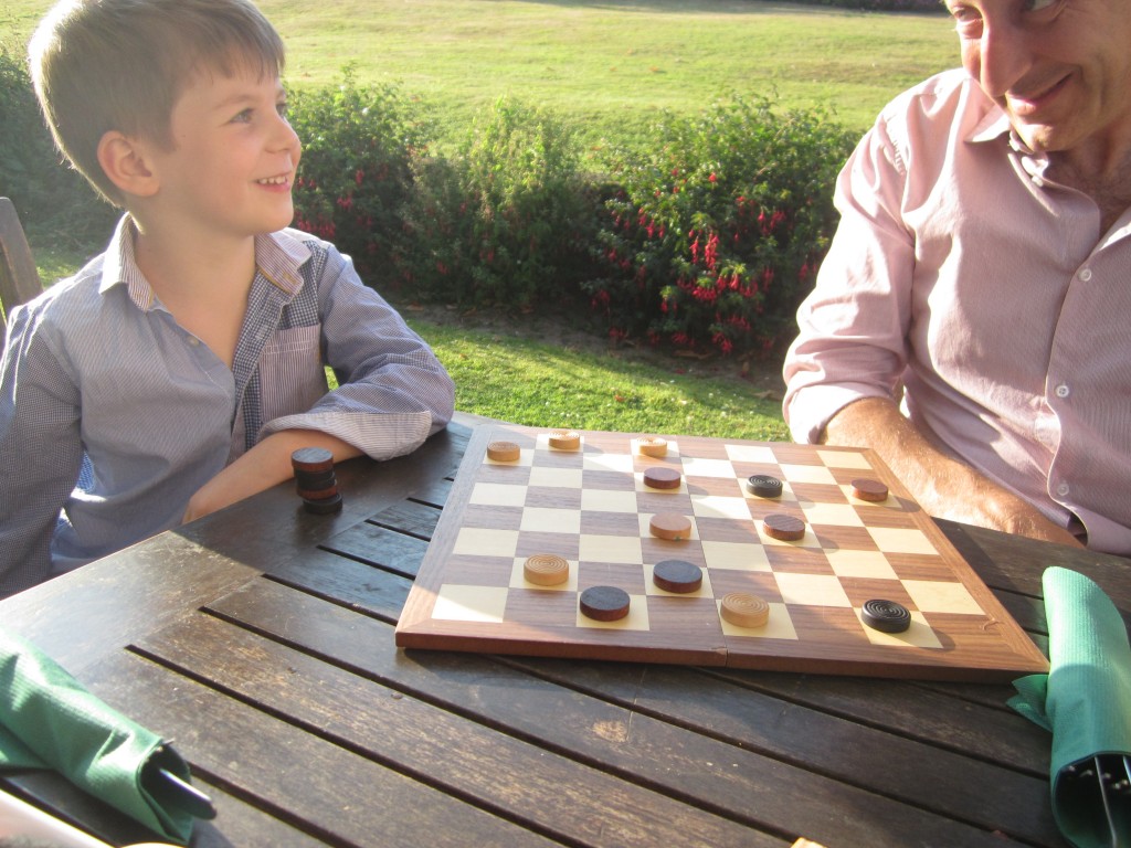 Playing chess with Daddy