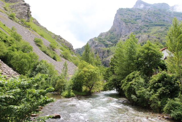 The Cares River as seen from the Ruta de Cares walk