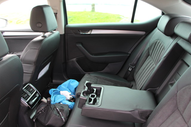Skoda Superb rear seating