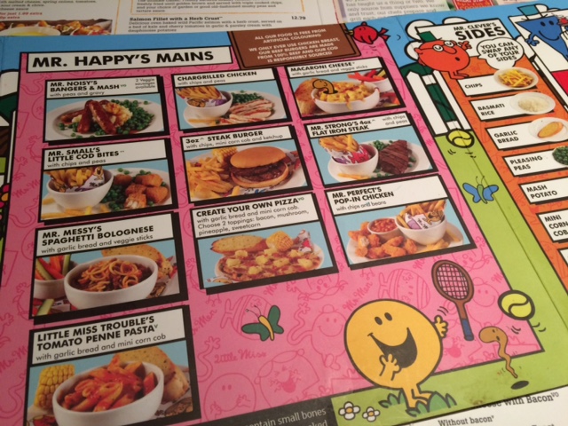 Beefeater Kids Menu