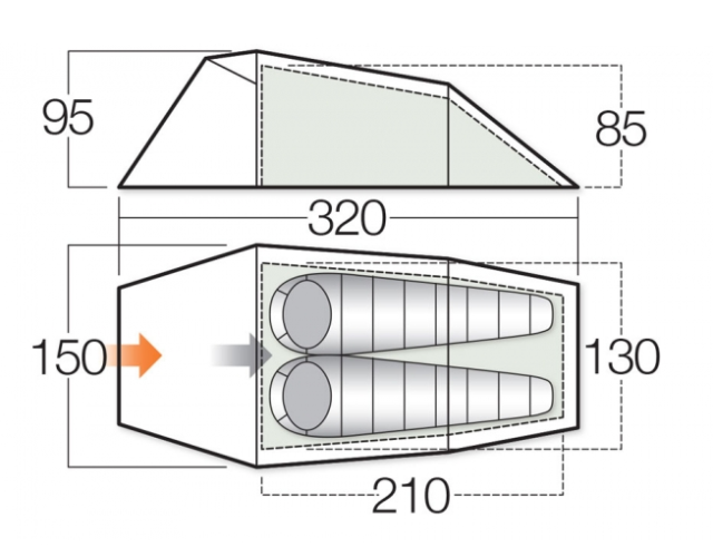 Vango Tempest 200